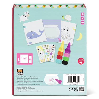 Oodle Doodles Animals - Crayons and Stickers