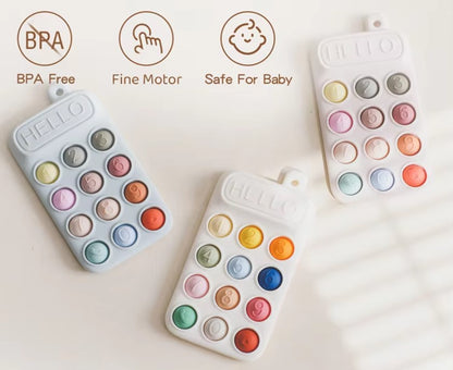 Sensory Tactile Pop It Toy - Phone Shape