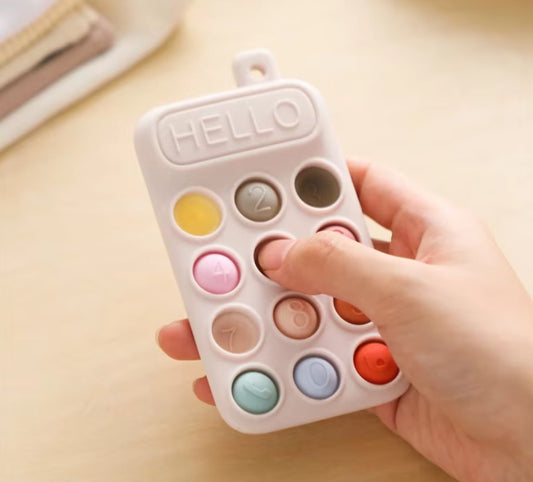 Sensory Tactile Pop It Toy - Phone Shape